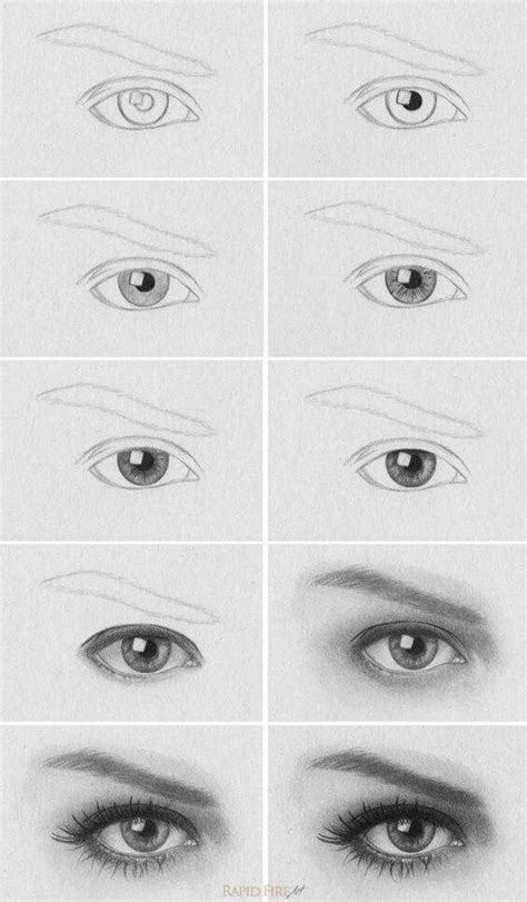 Olho passo a passo | Realistic drawings, Realistic eye drawing, Eye drawing tutorials