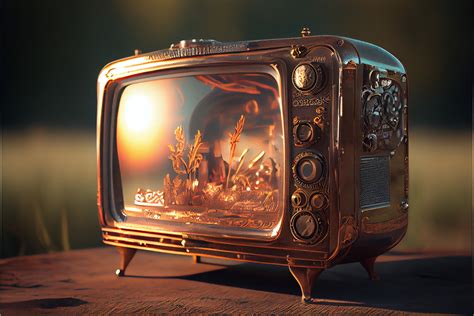 ArtStation - How we communicated, the old radio and TV sets - AI-generated art