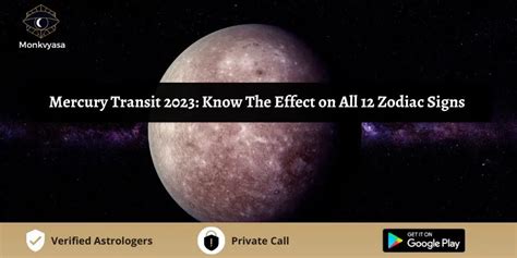 Mercury Transit 2023: Know The Effect on All 12 Zodiac Signs | Monkvyasa