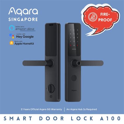 Aqara A100 Smart Door Lock, Compatible with Apple HomeKit, Apple Key ...