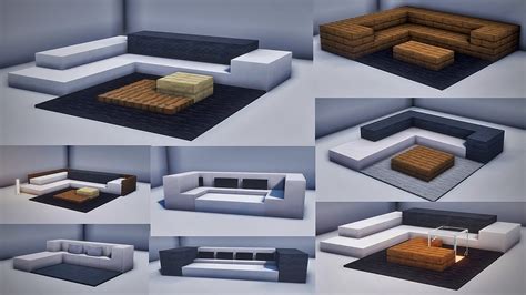 Modern Sofa Designs in Minecraft - TBM | TheBestMods