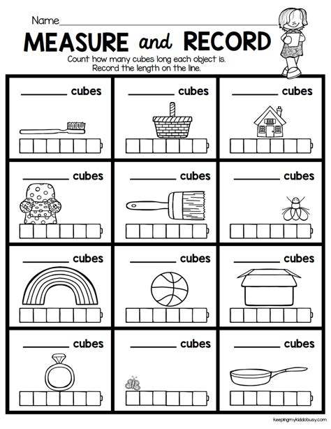 Measuring Length And Width Worksheets