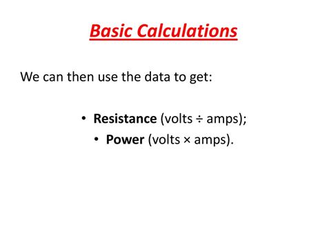 Basic Electrical Measurements - ppt download