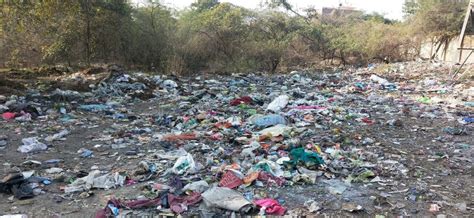 Plastic Pollution In India, Stop Using Plastic Stock Image - Image of ...