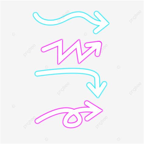 Right Arrow White Transparent, Neon Arrow Sign Right, Blue, Store, Pink ...