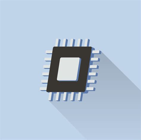 Illustration of a microchip - Download Free Vectors, Clipart Graphics ...