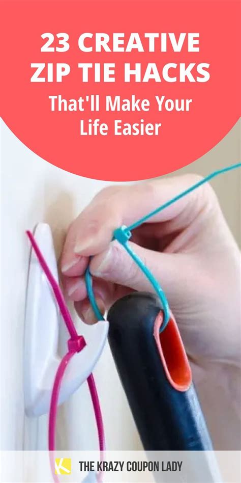 23 Zip Tie Hacks That'll Make your Life Easier | Creative hacks ...