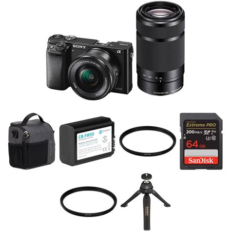 Sony a6000 Mirrorless Camera with 16-50mm and 55-210mm Lenses