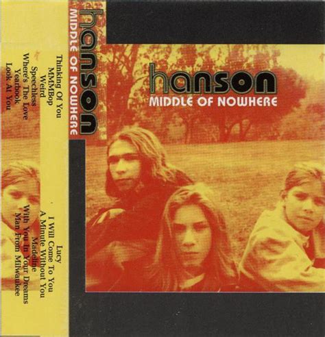 Hanson - Middle Of Nowhere (Cassette) | Discogs