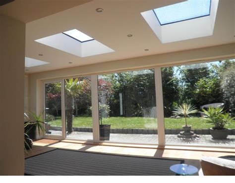 Fixed Rooflight | fixed rooflights for flat roof | Flat roof skylights, Flat roof extension ...