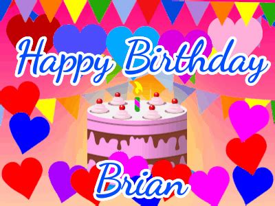 Happy Birthday Brian GIF 7