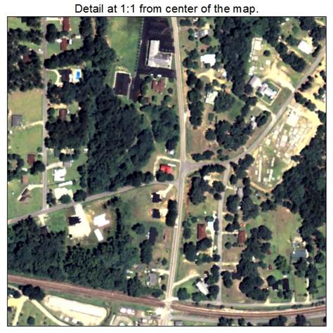 Aerial Photography Map of Dearing, GA Georgia