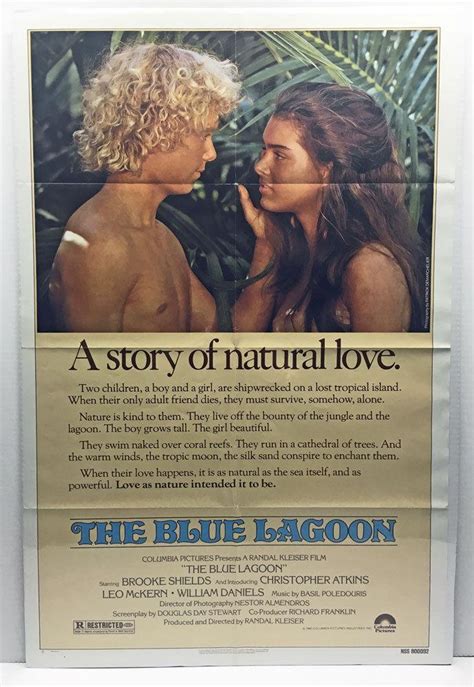 Original Vintage Movie Poster The Blue Lagoon 1980 Brooke Shields ...