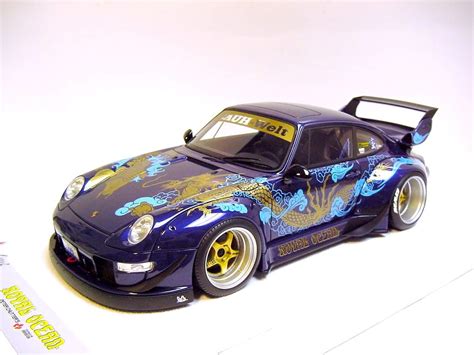 1:18 Scale RAUH-Welt PORSCHE 911 (993) RWB "Royal Ocean" by Fuelme | PCARMARKET