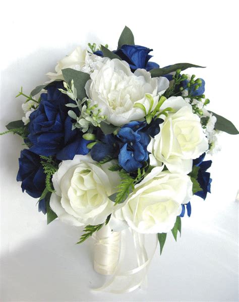 Reserved listing 21 piece Wedding Bouquet set Bridal Bouquet package ...