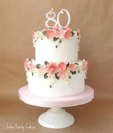 32+ Elegant Picture of 80Th Birthday Cake Ideas - davemelillo.com | 80 birthday cake, Birthday ...