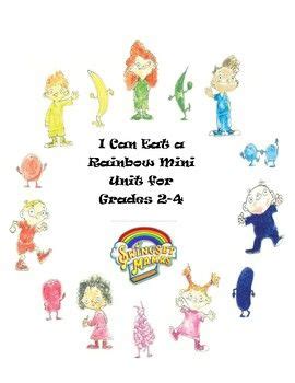 I Can Eat a Rainbow Mini Unit for Grades 2-4 | TpT | Mini units, Rainbow lessons, Rainbow writing