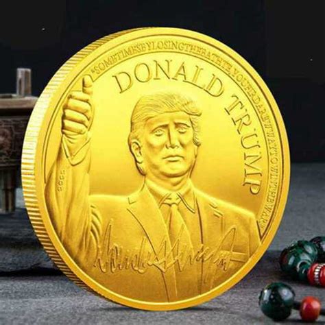 Donald Trump President OFFICIAL GOLD Dollar Commemorative Coin - Etsy