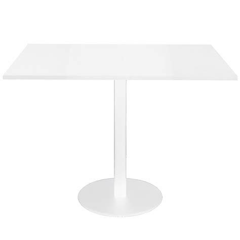 Vogue Square Meeting Table - White Base | Value Office Furniture