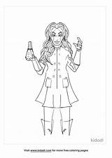 Free Mad Scientist Coloring Page  Printables Kidadl sketch template