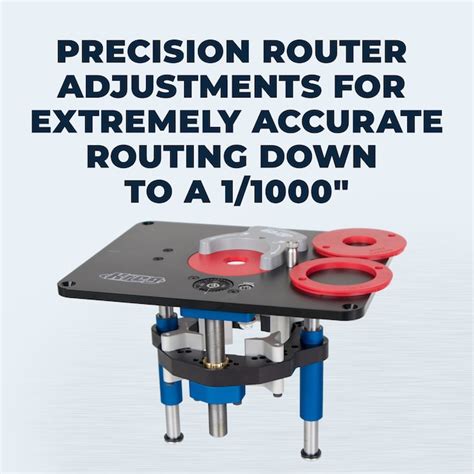 Kreg Precision Router Lift - Above-Table Access, Hard-Anodized Aluminum ...