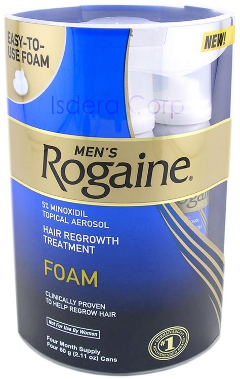 Buy 3 Months Supply Rogaine Foam Minoxidil 5% Men Hair Loss • Style Make