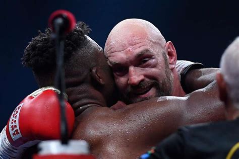 Tyson Fury recovers from knockdown in split decision win over Francis ...