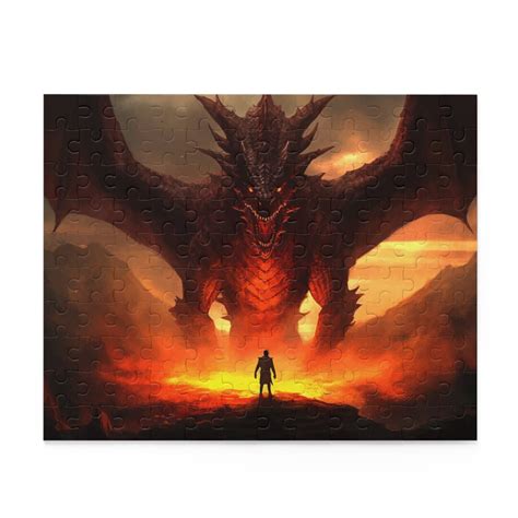 Fantasy Puzzle Dragon Puzzle Unique Puzzle Jigsaw Puzzle - Etsy