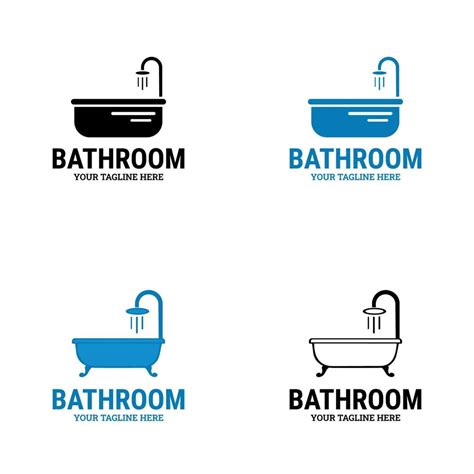 bathroom logo designs modern service and simple. suitable for company ...