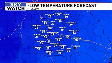 Coldest weather since early Spring invading Middle Georgia | WGXA