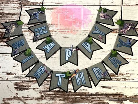 Jurassic World Birthday Banner Jurassic Park Custom / - Etsy in 2022 | Personalized banners ...