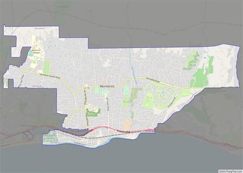 Map of Montecito CDP