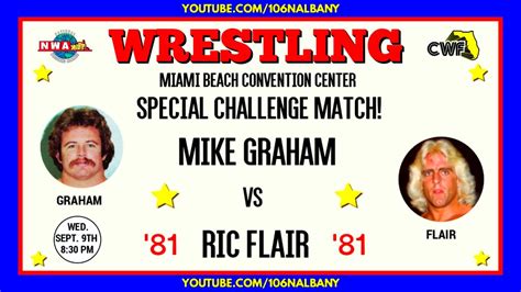 Mike Graham vs Ric Flair (Graham Defeats Flair!) (1981) (Championship ...