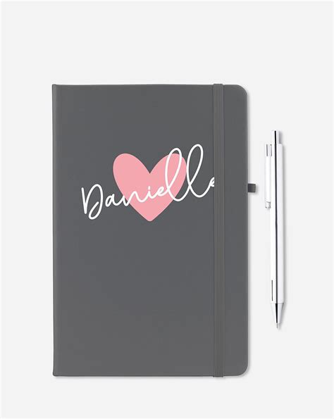 Personalised Heart Notebook & Pen Set | Ambrose Wilson