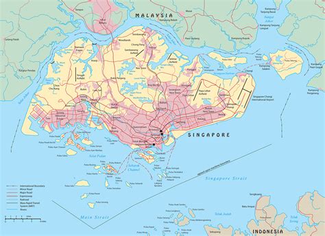 Singapore Map - Asia