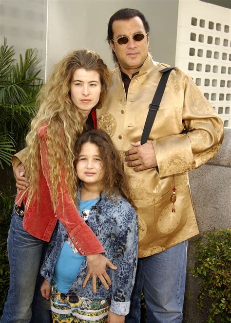 Steven Seagal | Tough Hollywood Stars With Their Kids | POPSUGAR Celebrity Photo 9