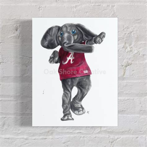 Big Al University of Alabama Mascot - Etsy