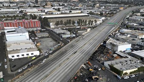 Arson likely caused fire that damaged vital artery of Los Angeles ...