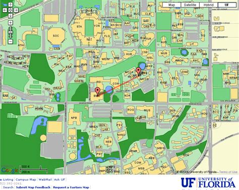 Exploring University Of Florida Campus Map - 2023 Calendar Printable