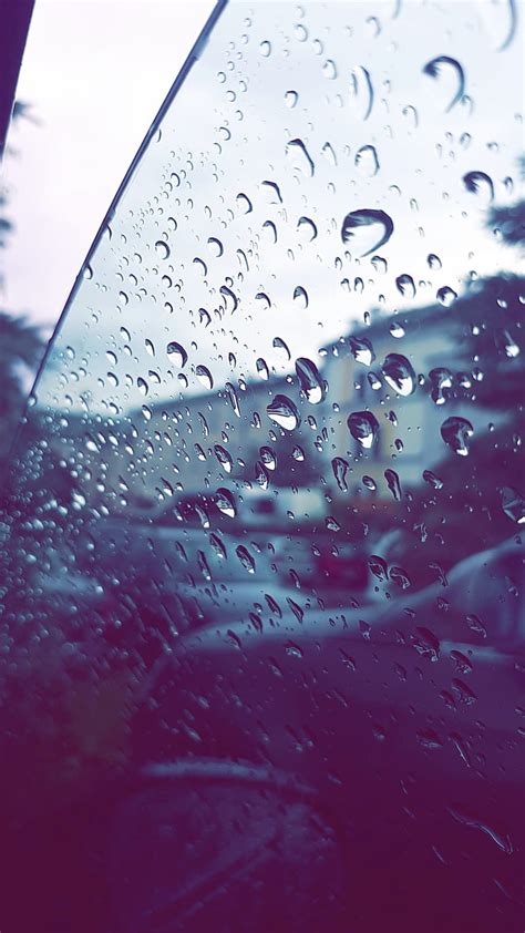 Rain on The window, car, city, deszcz, rain, raining, rainy, samochod ...