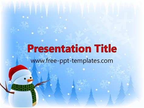 Snowman PPT Template - Mr. Templates