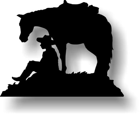 Western Horse Art | zwart - wit | Pinterest | Horse silhouette, Horse ...