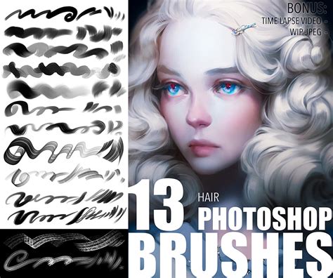 ArtStation - 4 Photoshop brush packs | Brushes