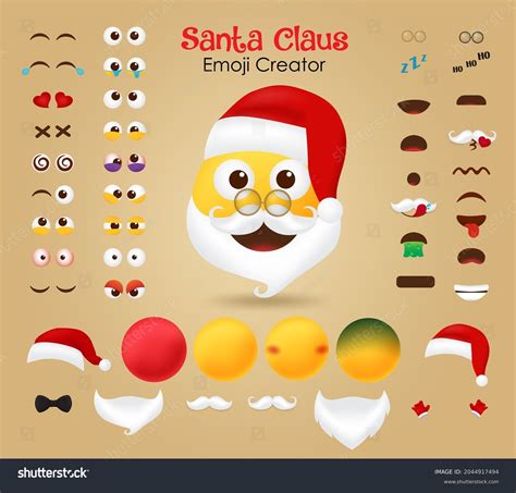 3,482 Santa Claus Emoji Images, Stock Photos, 3D objects, & Vectors ...