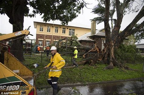 Residents in Mackay urged to evacuate after Cyclone Debbie | Daily Mail Online