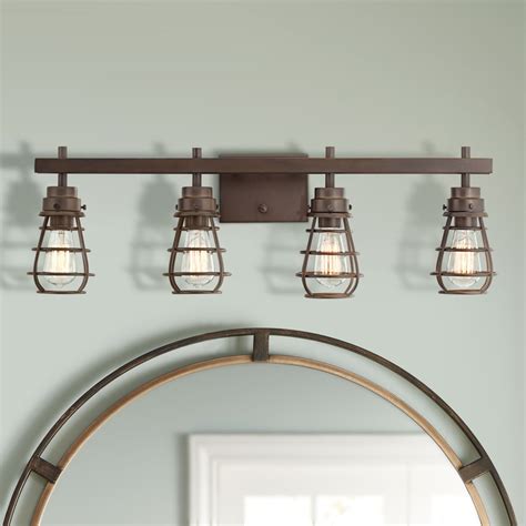 Rustic Industrial Bathroom Lighting - Image to u