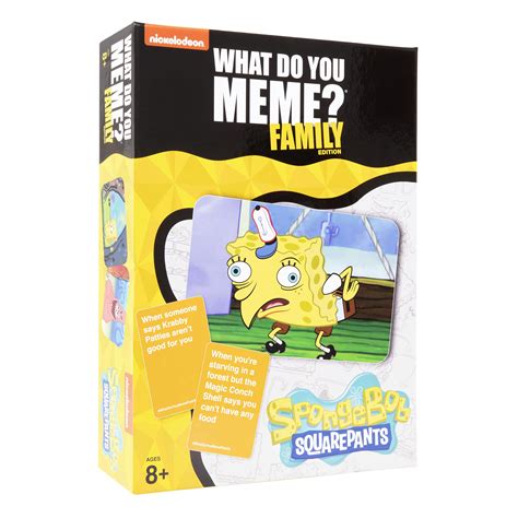 Buy WHAT DO YOU MEME? Spongebob Family Edition The Hilarious Game for Meme Lovers Online at ...