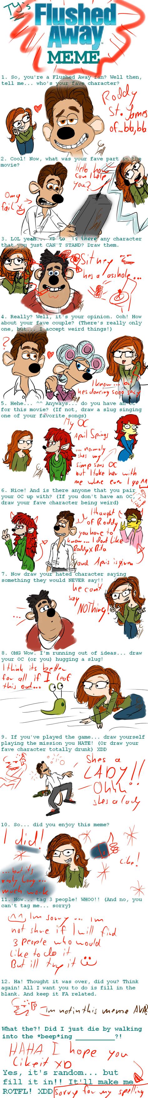 Flushed away Meme XDXD by DreamworksRP-Roddy on DeviantArt