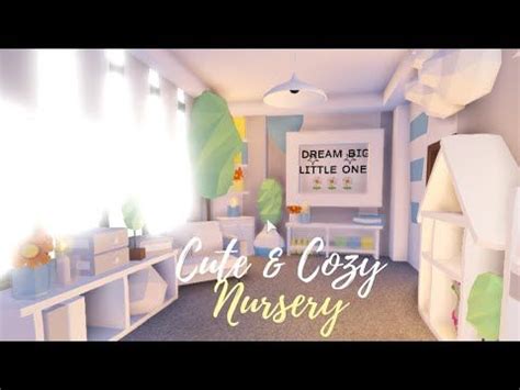 Cute & Cozy Nursery Roblox Adopt Me - YouTube | Cute room ideas, Adoption, Cool house designs