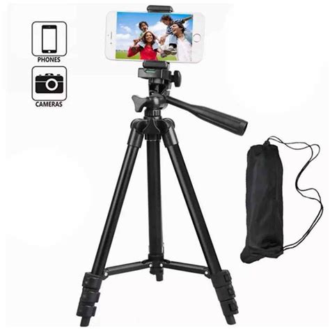 100% Original Smilee 3120 Cellphone Tripod Camera Tripod With Free Phone Holder | Shopee Philippines